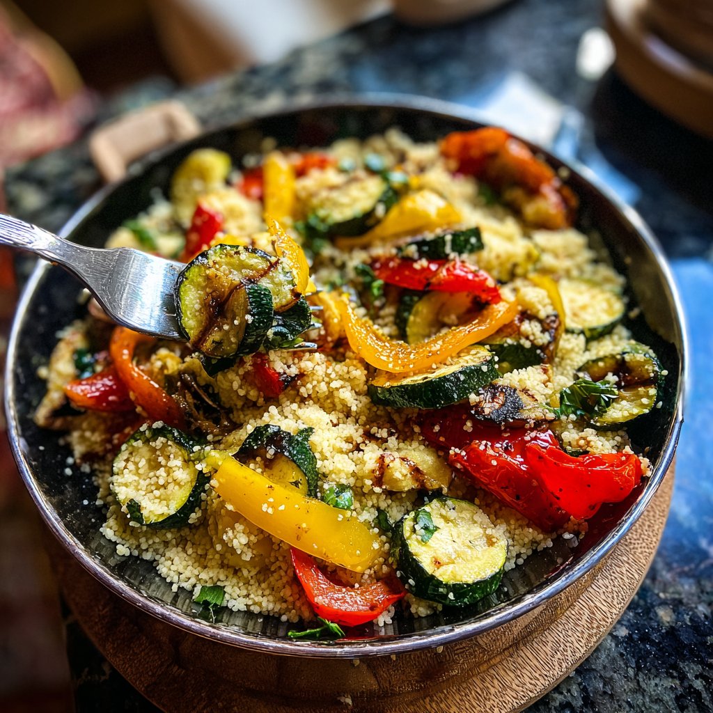 Grilled Vegetable Couscous Salad