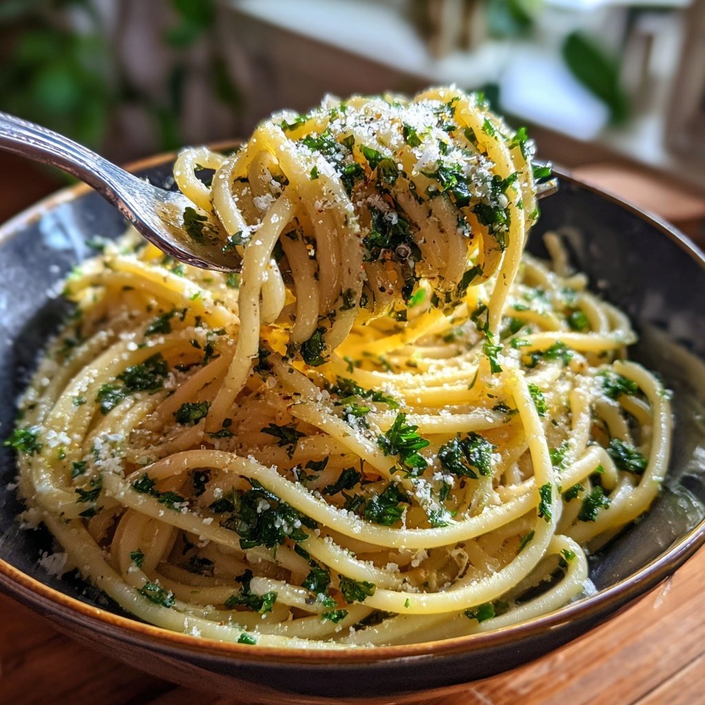 Quick Garlic Butter Pasta