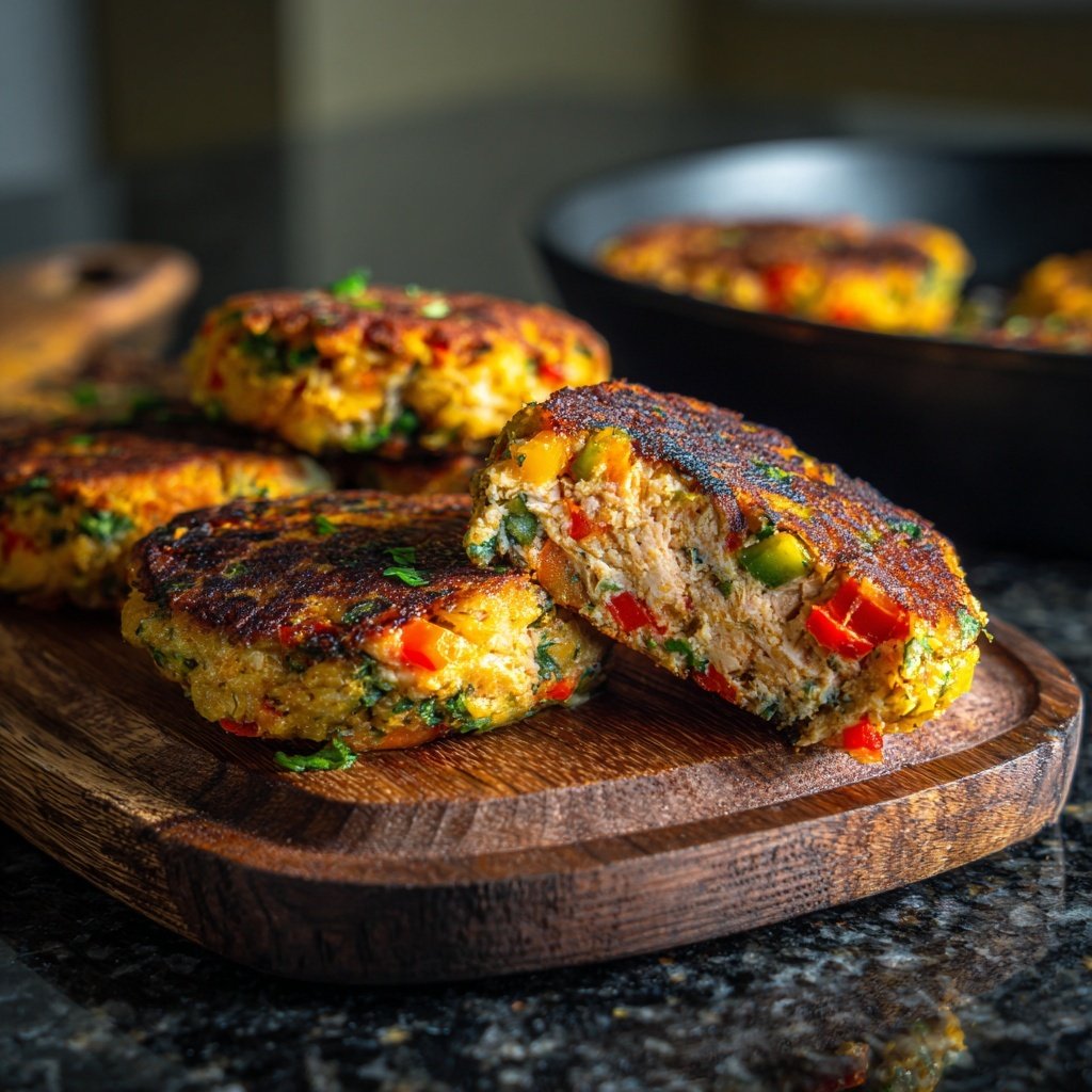 Crunchy Salmon and Vegetable Patties