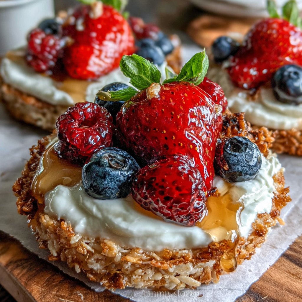 Greek Yogurt Rice Cakes