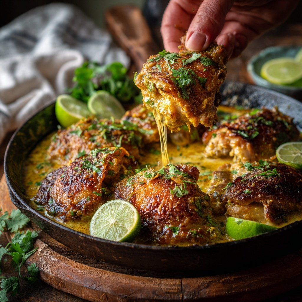 Coconut Curry Chicken Thighs